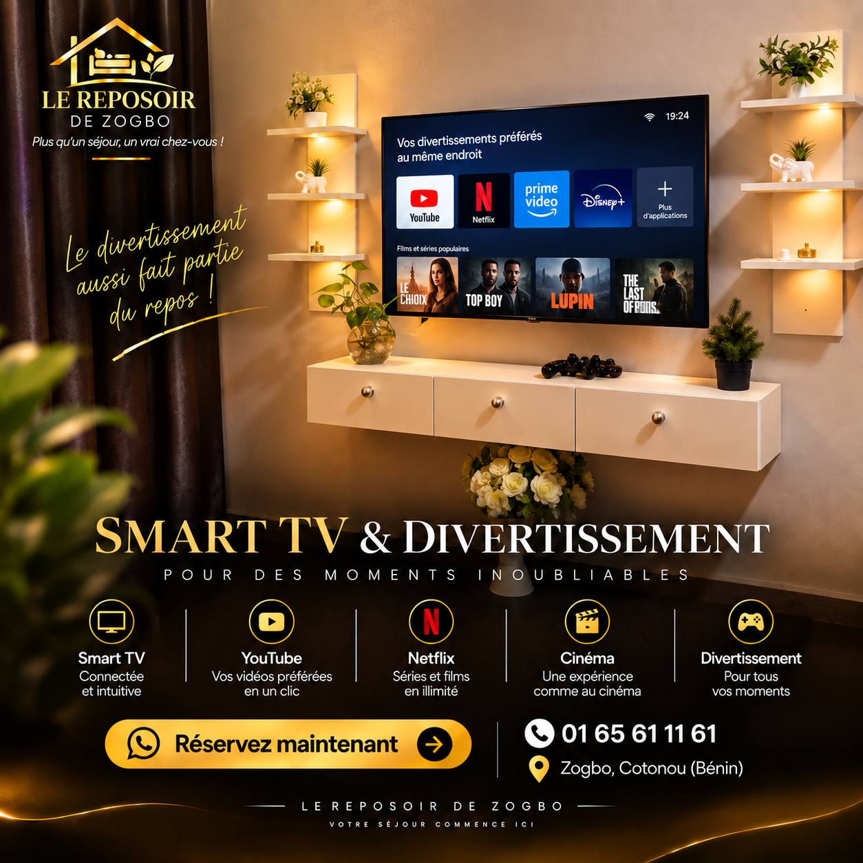 Smart TV et divertissement